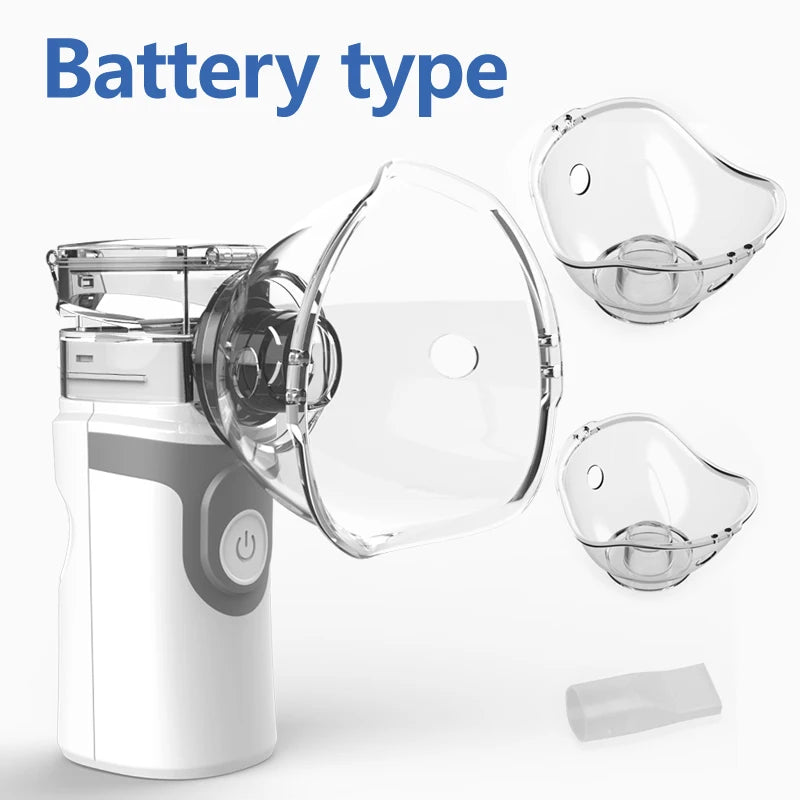 جهاز استنشاق البخار الطبي المحمول KIUZOU - جهاز استنشاق بخار صغير صامت للبالغين والأطفال، لتخفيف الربو ومشاكل الجهاز التنفسي