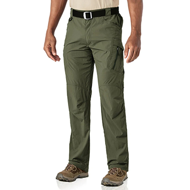 TACVASEN Men’s Quick-Dry Stretch Cargo Pants – Lightweight Summer Outdoor Hiking Trousers