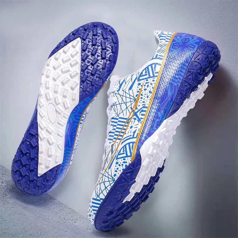 Professional Men's Soccer Shoes – TF Short Nail Outdoor Sports Shoes for Artificial Turf Training & Grip