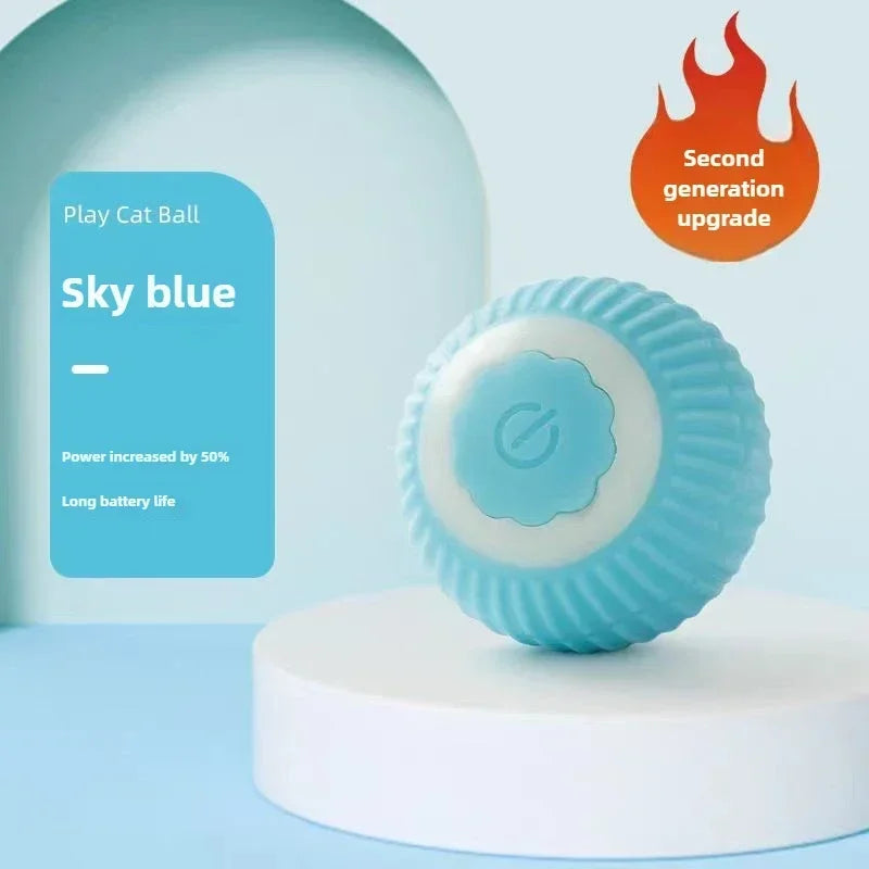 كرة لعبة تفاعلية قابلة لإعادة الشحن للحيوانات الأليفة مع ذيل محاكاة - تقليد الفئران لتدريب الكلاب والقطط