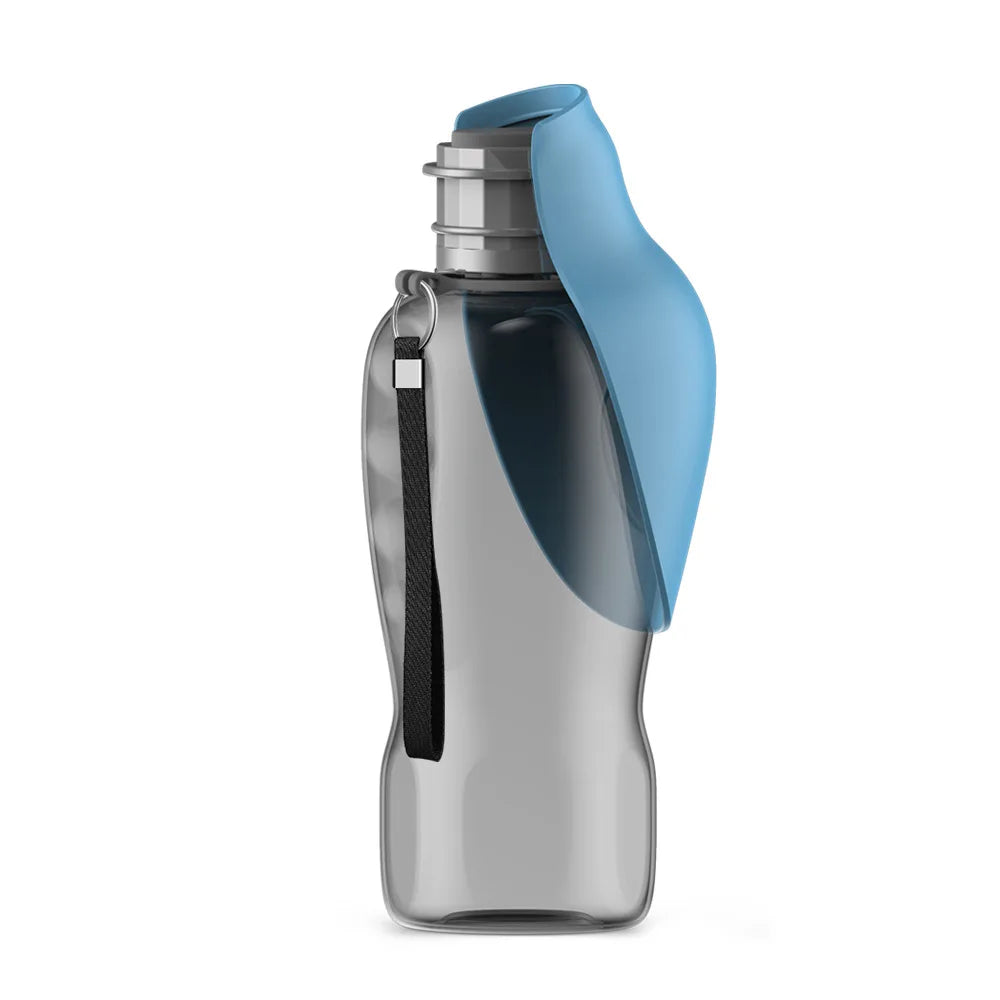 زجاجة ماء محمولة على شكل ورقة للكلاب - كوب ماء قابل للطي للحيوانات الأليفة للمشي في الهواء الطلق والسفر