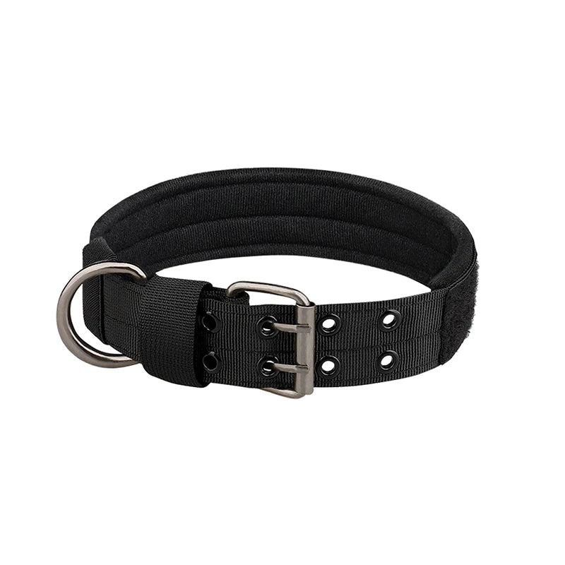 Medium to Large Nylon Tactical Dog Collar – Adjustable & Durable for Medium and Large Dogs