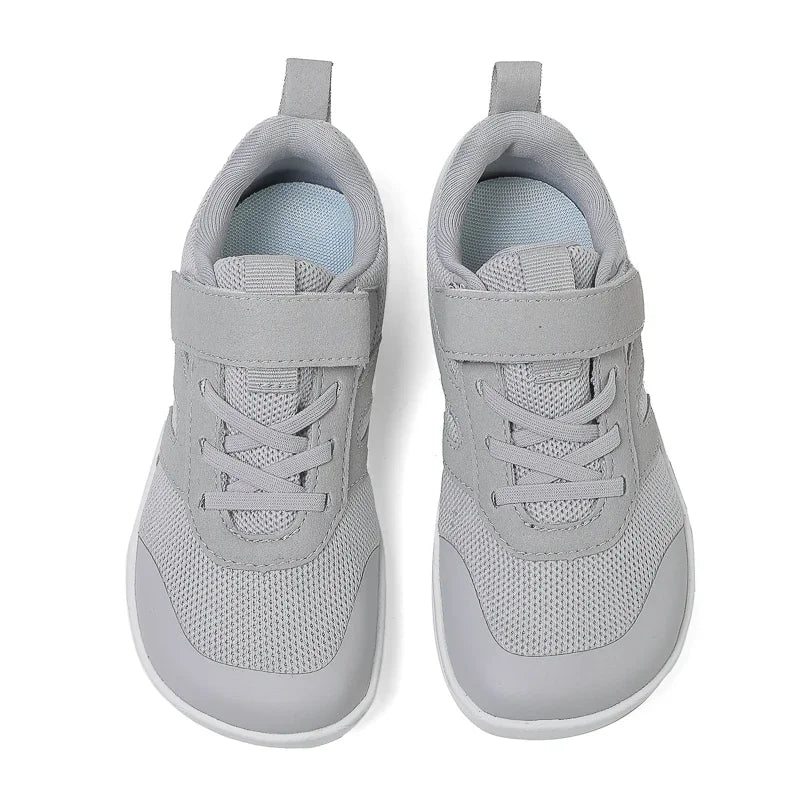Kids Wide Width Barefoot Shoes | Minimalist Elastic Sneakers with Zero Drop Sole for Boys & Girls
