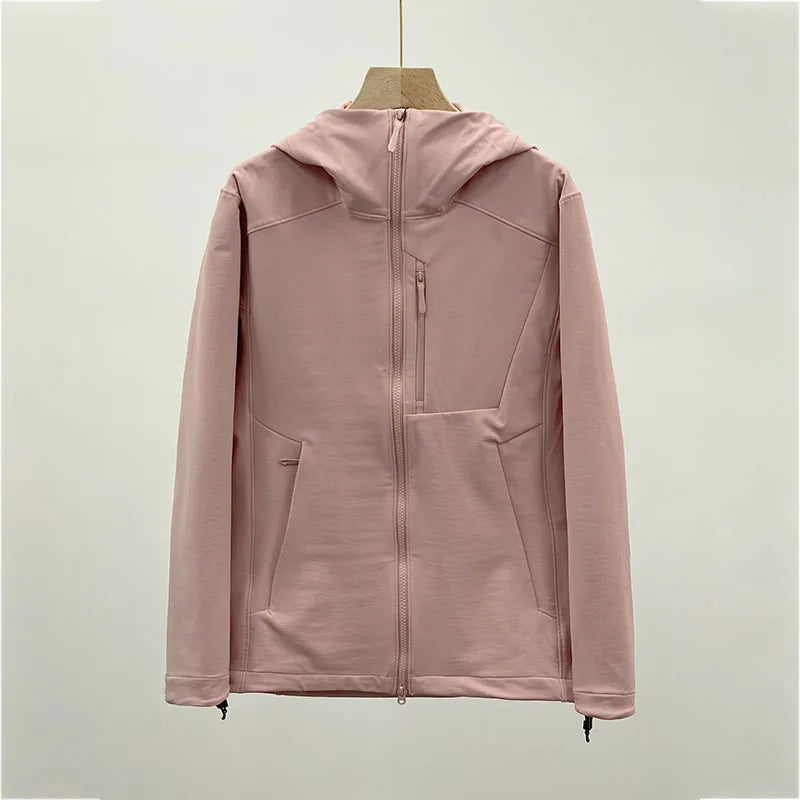 ARC Outdoor Unisex Softshell Jacket – Windproof & Rainproof Hooded Coat for Mountaineering, Cycling & Camping