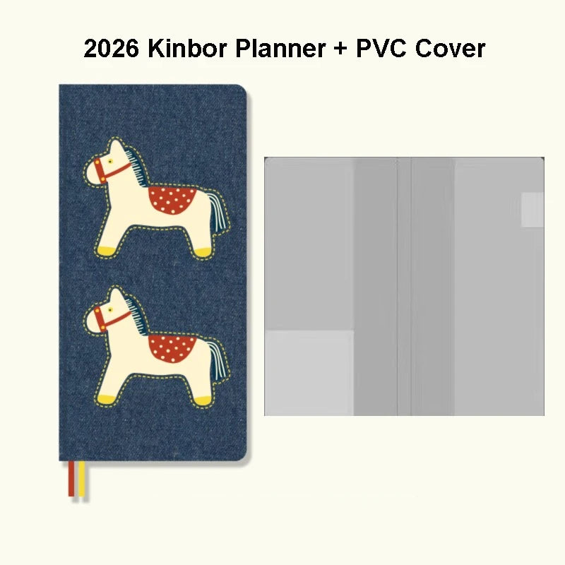 Kinbor 2026 Pocket Weekly Planner – Pocket Size Schedule Notebook Week Plan Notepad for Daily Writing