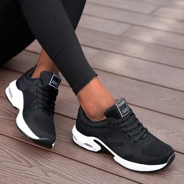 Women’s Platform Casual Sneakers – Breathable Mesh, Chunky Summer Sports Shoes