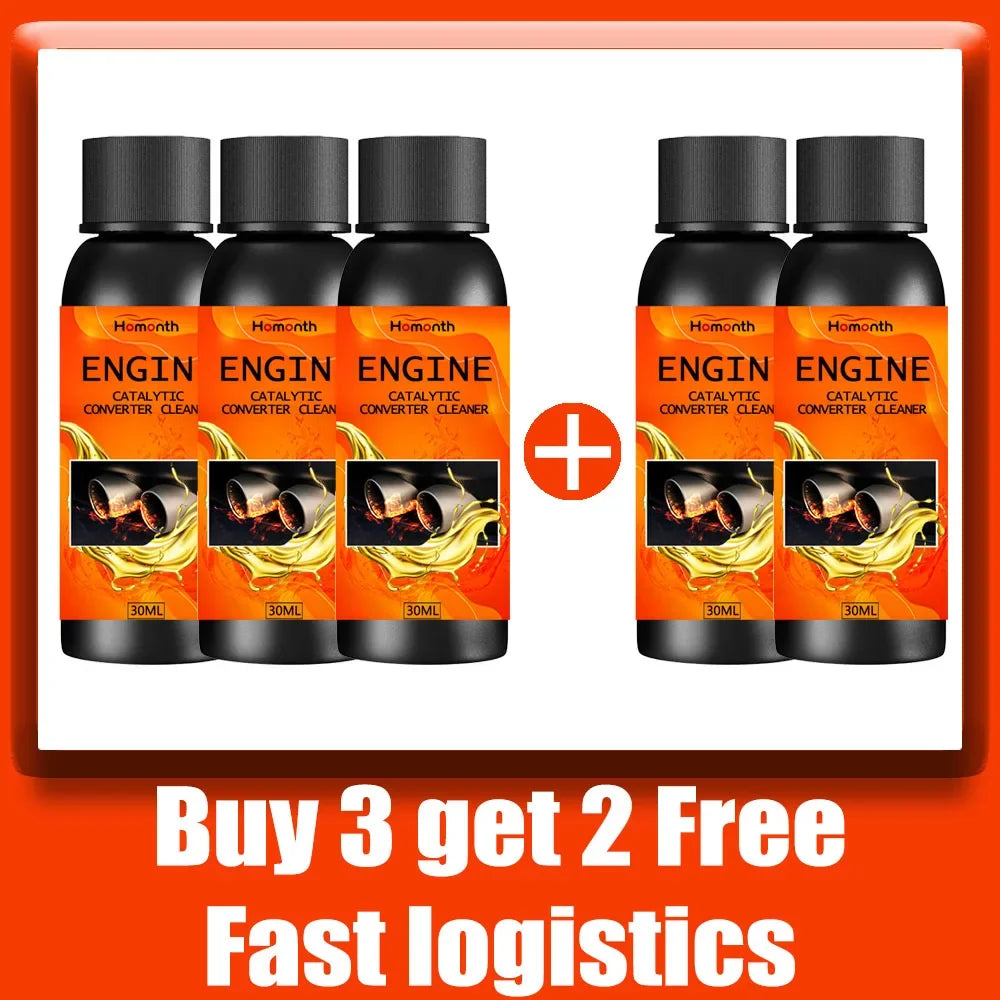 Catalytic Converter Cleaner Engine Carbon Remover Fuel Saver Engine Booster for Diesel Cars F21#VV