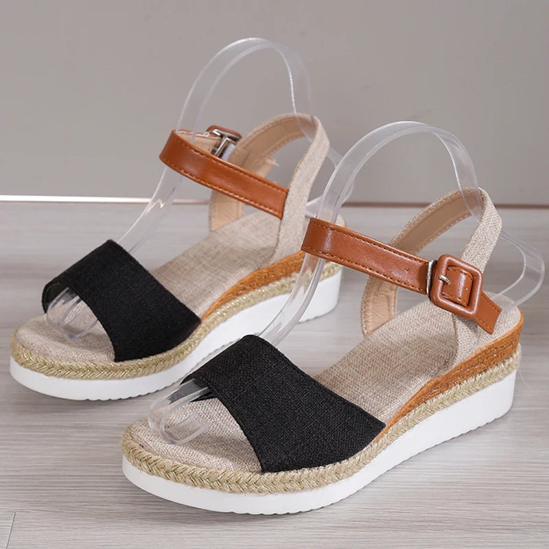 Summer Women’s Sandals – Elegant Wedge Shoes for Parties, Casual & Outdoor Wear