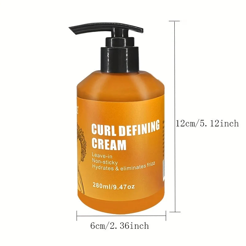 كريم GZE Curl Defining Cream بزيت الأرغان - كريم مرطب ومعالج بعمق للشعر المموج والمجعد