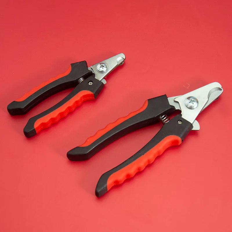 مقص أظافر الحيوانات الأليفة مع منجل - مقصات من الفولاذ المقاوم للصدأ للكلاب والقطط