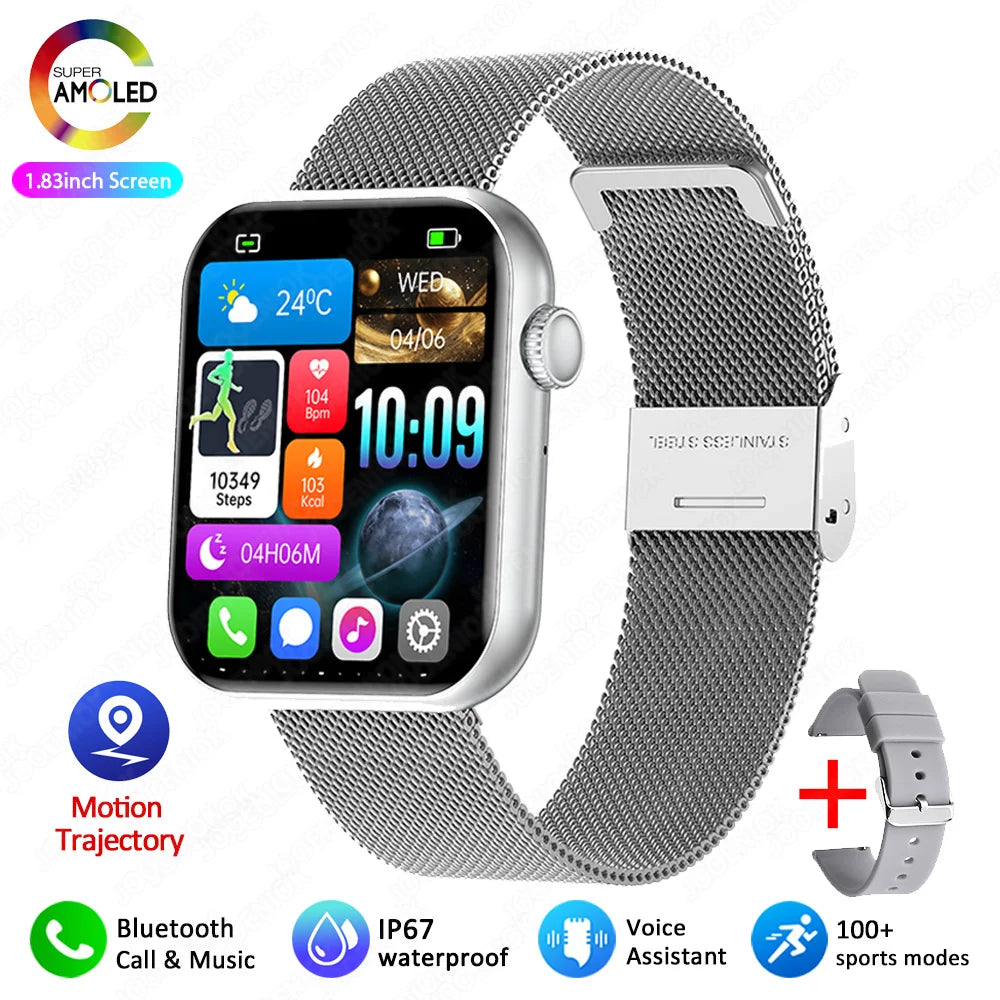 2025 Sports Smart Watch for Men & Women – 1.9” Full Touch Screen, Heart Rate, Bluetooth Call & IP68 Waterproof