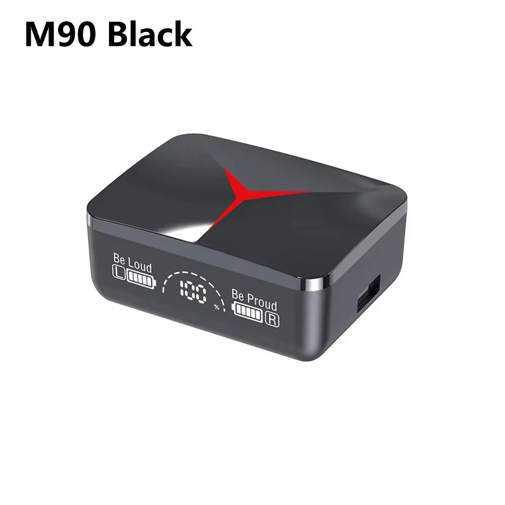 سماعات أذن لاسلكية بتقنية البلوتوث M41 | سماعات أذن ستيريو ذكية تعمل باللمس مع إضاءة LED وشاشة رقمية