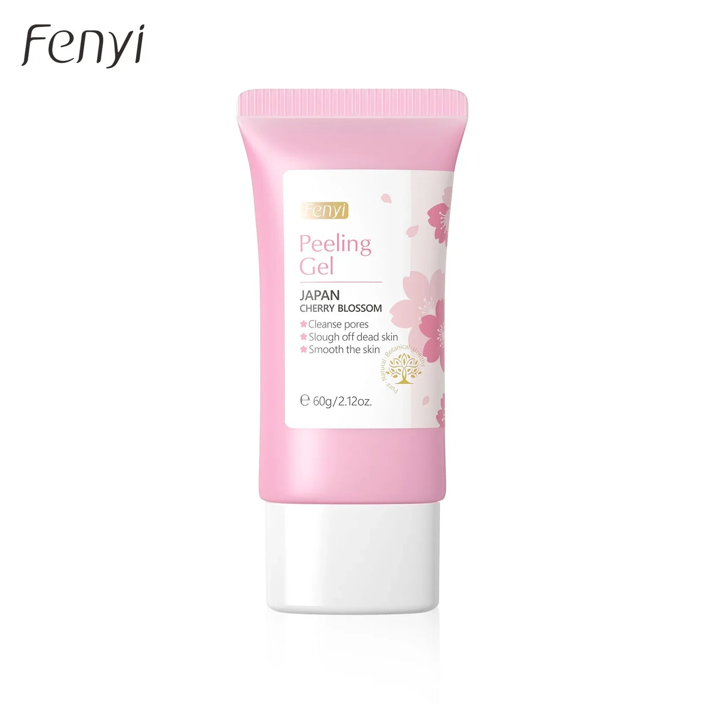 Sakura Exfoliating Gel 60g – Deep Cleansing Facial Scrub, Whitening & Moisturizing Skin Care