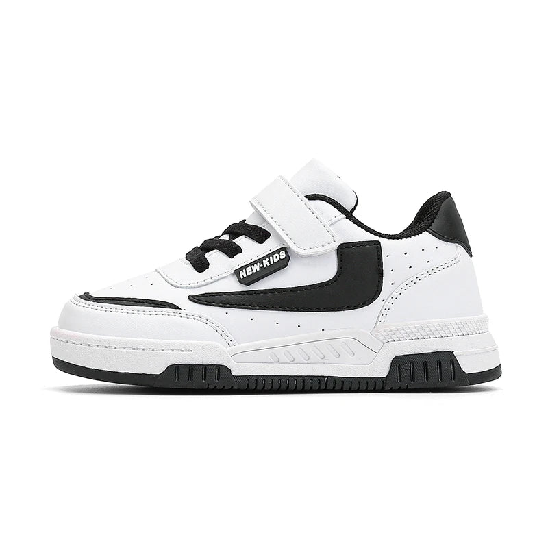 Luxury Kids Sneakers | Boys PU Leather Skate & Casual Shoes, Autumn Sports Shoes (Ages 4-8)