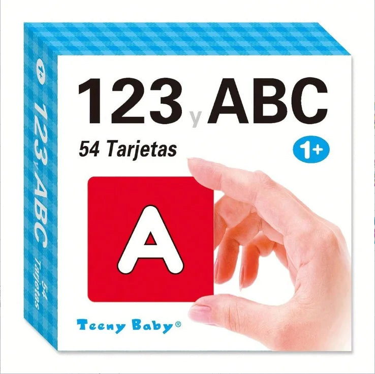 54-Piece Spanish Early Learning Word Flashcards – Educational Cards for Kids 1 Year & Older