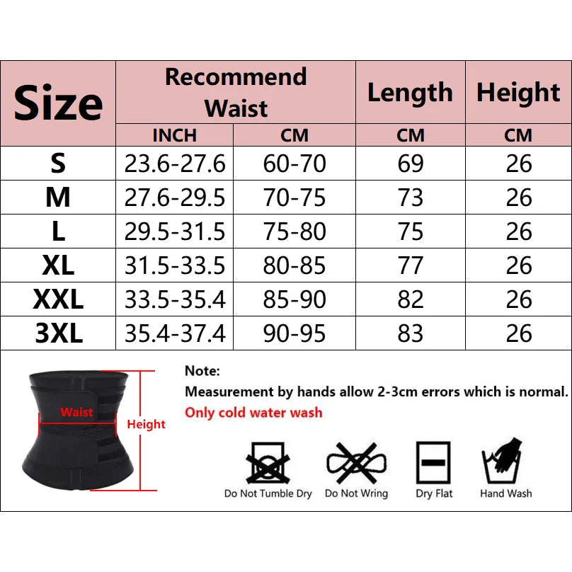 CXZD Women Waist Trainer – Fitness Sauna Sweat Neoprene Slimming Belt, Girdle Shapewear, Body Shaper Modeling Strap for Workout & Tummy Control