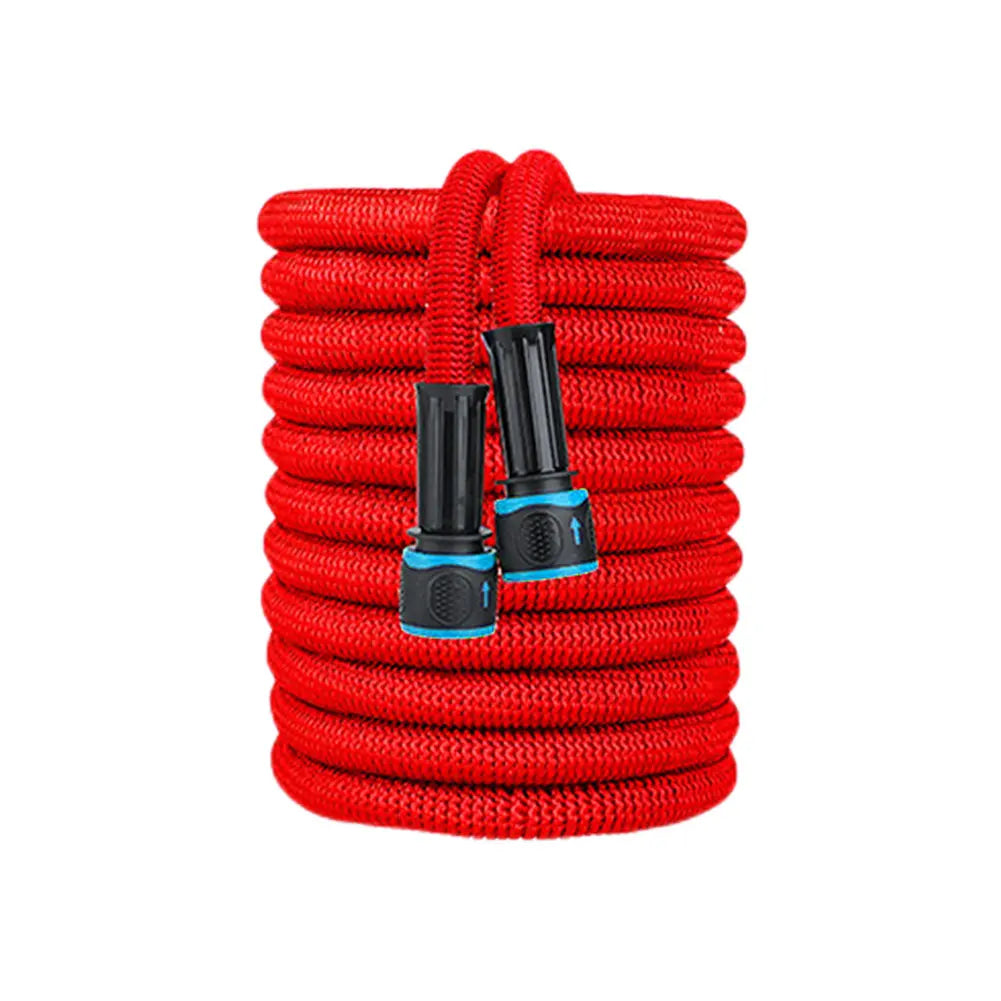 خرطوم مياه قابل للتمدد للحدائق بطول 25-200 قدم - خرطوم مرن لغسيل السيارات مزود بمسدس رش، وخرطوم ري عالي الضغط للحدائق والري