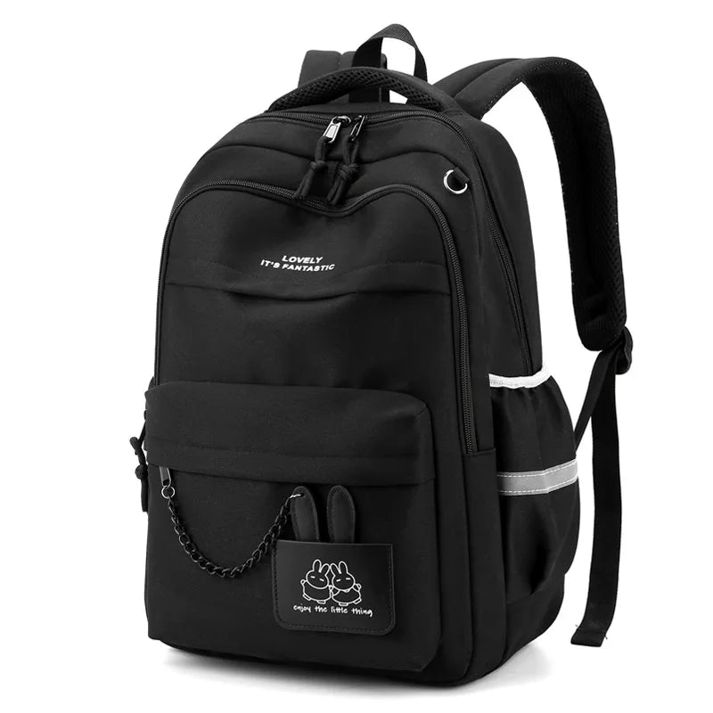 Girls School Backpack – Large Capacity Bookbag for Kids, Primary Students, Pink & Purple Lightweight School Bag Gift