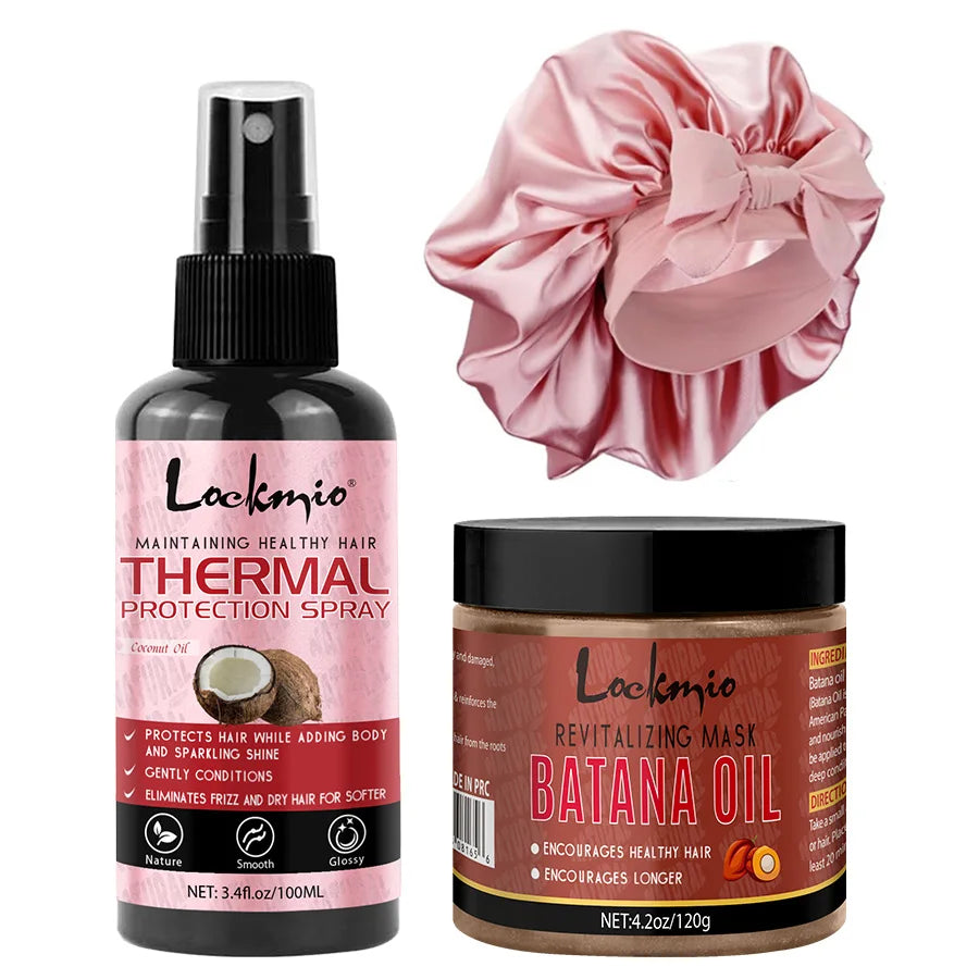 بخاخ الشعر للحماية الحرارية - سيروم واقي من الحرارة وبلسم مرطب يحمي من الأشعة فوق البنفسجية للنساء