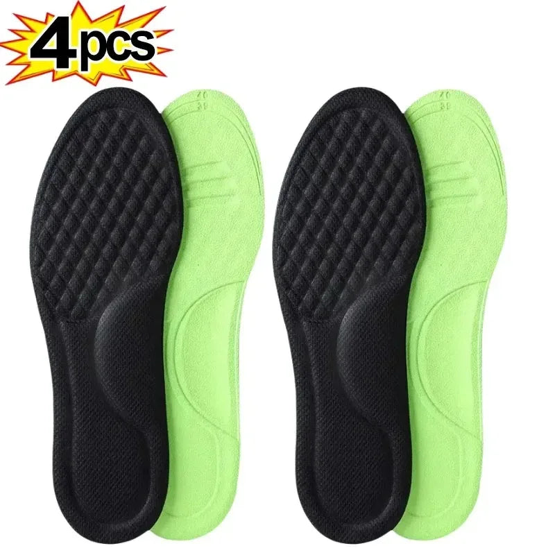 2/10pcs Soft Memory Foam Orthopedic Insoles – Antibacterial, Sweat-Absorbing Shoe Inserts for Sports & Daily Comfort