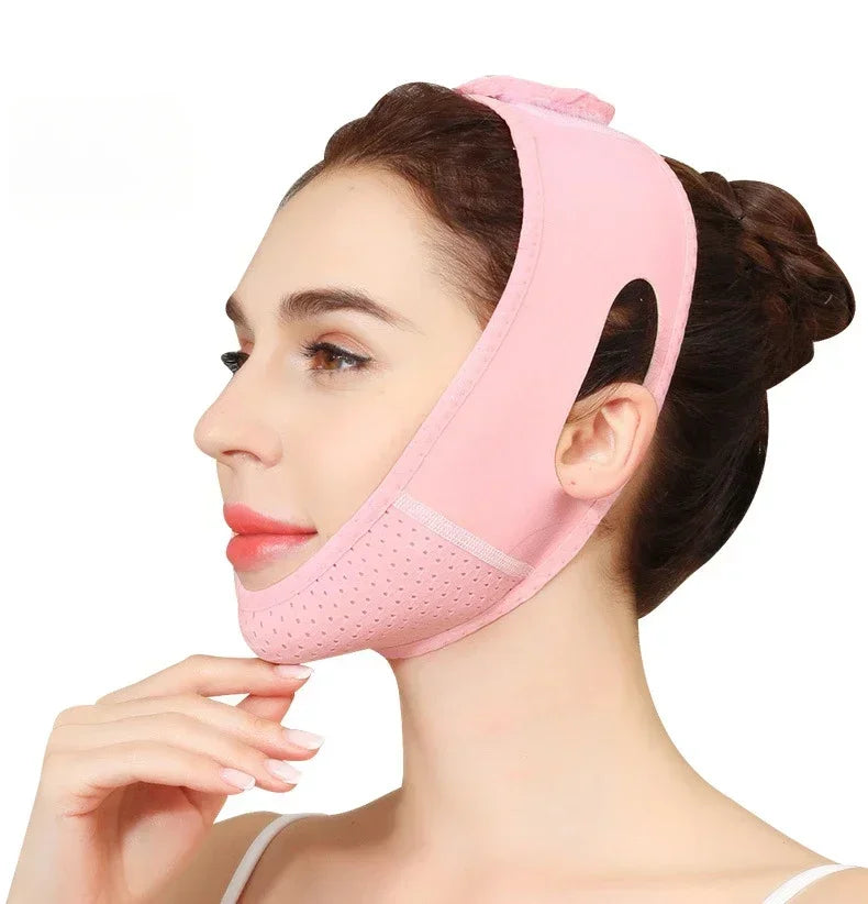 Women’s Face Slimming Bandage – V-Line Face Lifting Strap, Chin & Cheek Lift Belt, Facial Massage Beauty Tool