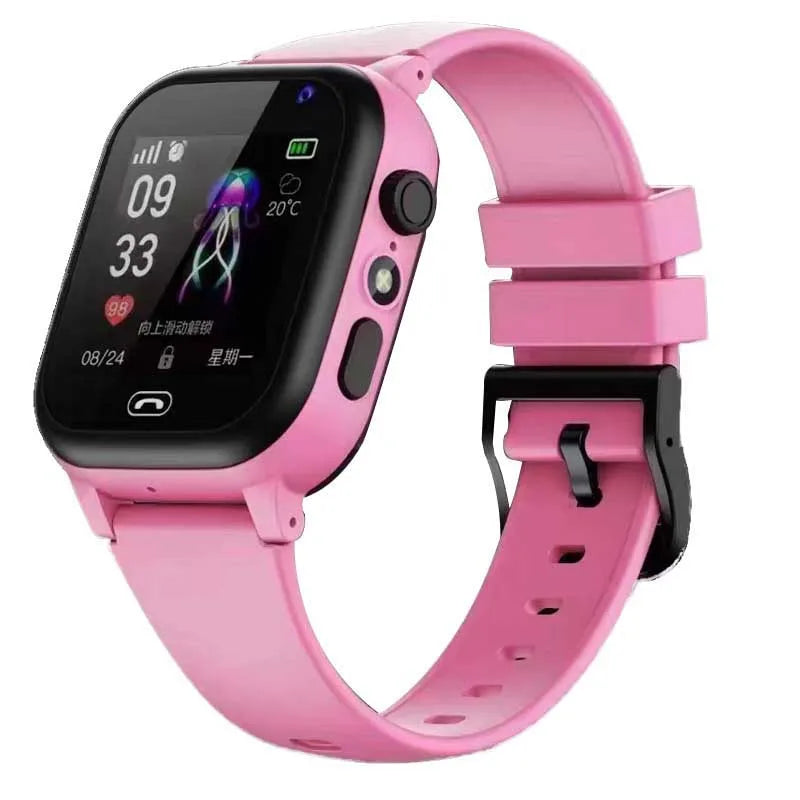 Kids Smart Watch with SOS & LBS Location, SIM Call, Camera, IP65 Waterproof – Watch Phone for Boys & Girls Gift