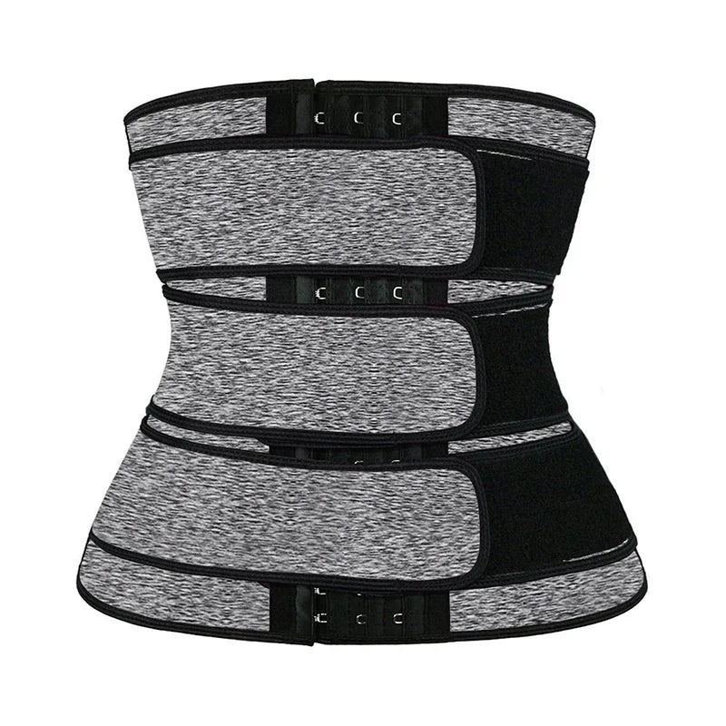Women’s Adjustable Breasted Waist Trainer – Tummy Control Belt, Hook Closure, Sweat Sauna Effect Body-Shaper for Fitness & Workout