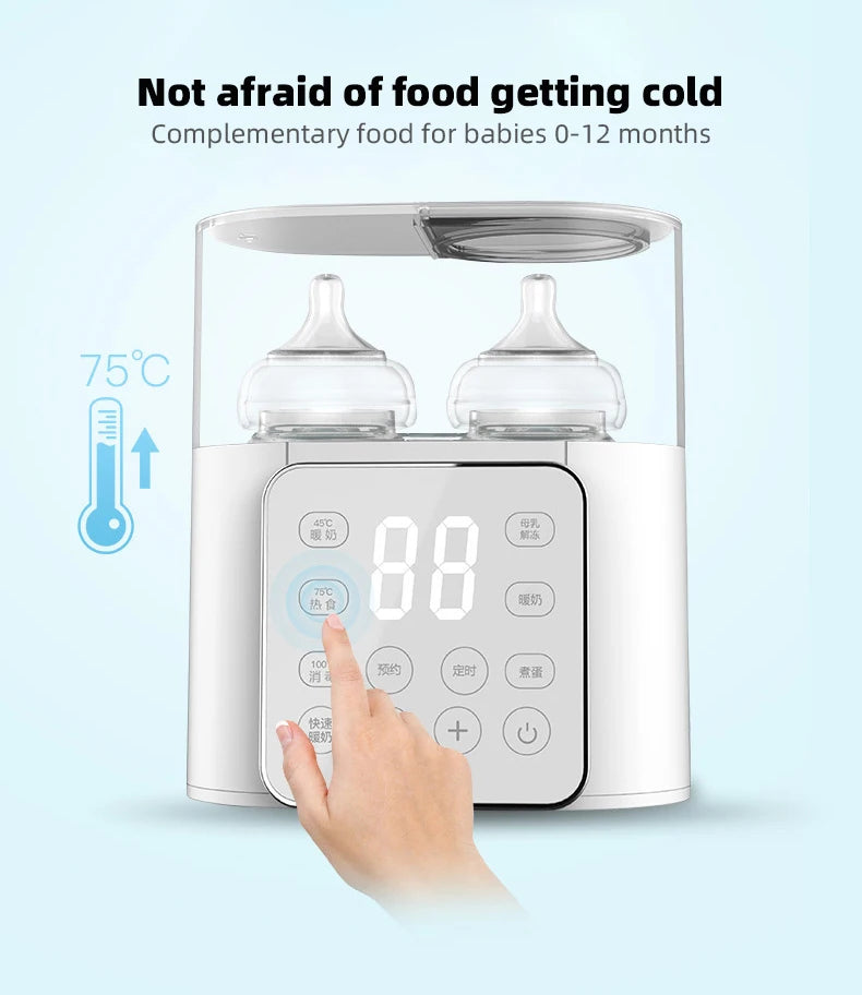 Baby Bottle Warmer – Multifunction Fast Milk & Food Heater with Accurate Temperature Control & Sterilizer