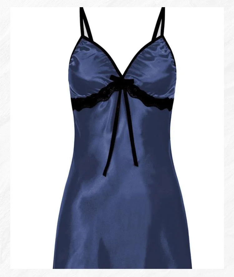 Women's Sexy Lace Nightgown | Large Size V-Neck Sleeveless Pajamas | Multi-Color Suspender Sleepwear