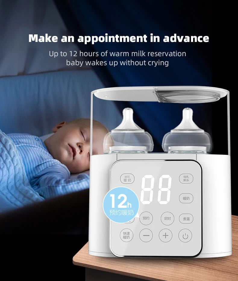 Baby Bottle Warmer – Multifunction Fast Milk & Food Heater with Accurate Temperature Control & Sterilizer