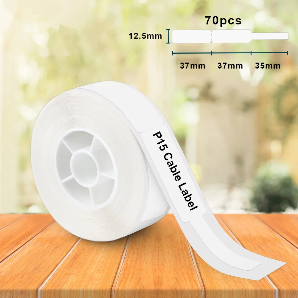 Marklife P15 Bluetooth Thermal Label Printer – Wireless Label Maker with Sticker Paper, Compatible with D11/D110/D101 Labels