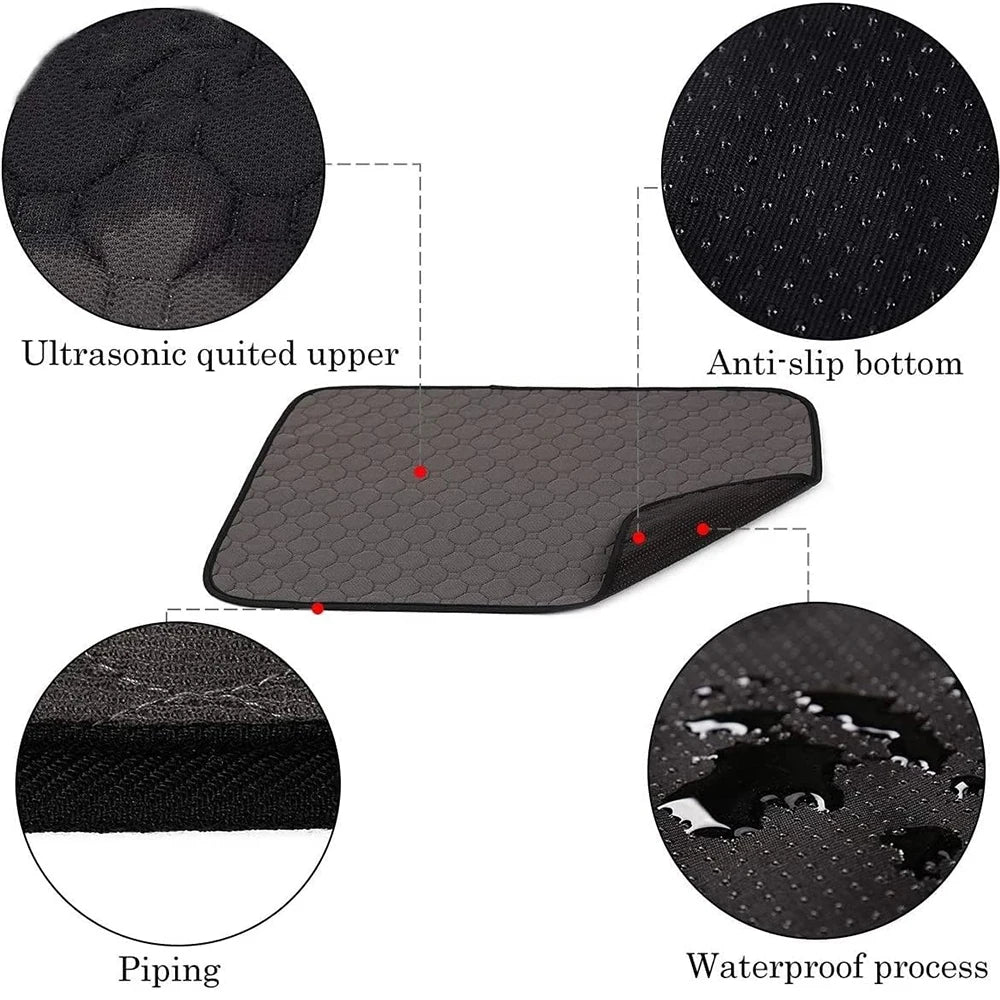 بطانة قفص خنزير غينيا قابلة للغسل - وسادة بول غير قابلة للانزلاق قابلة لإعادة الاستخدام للحيوانات الأليفة الصغيرة