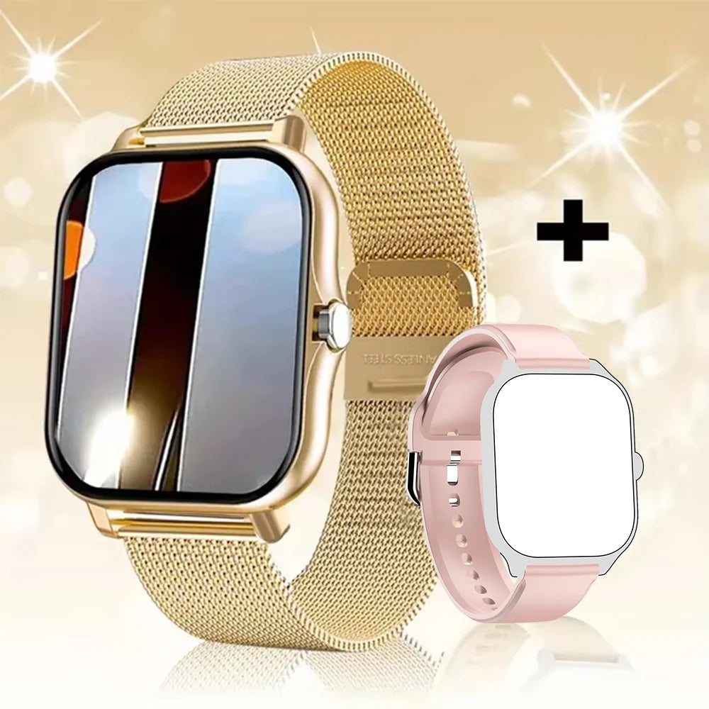 ساعة كيشويو الذكية ٢٠٢٥ | شاشة عالية الدقة ٢.٠١ بوصة، اتصال بلوتوث، أوضاع رياضية، قرص DIY، حالة الطقس والإشعارات