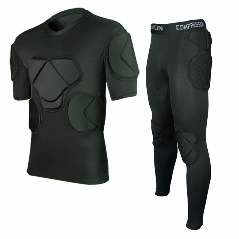 Professional Goalkeeper Uniform | Soccer Training Gear with EVA Thick Sponge Helmet – Protective Equipment