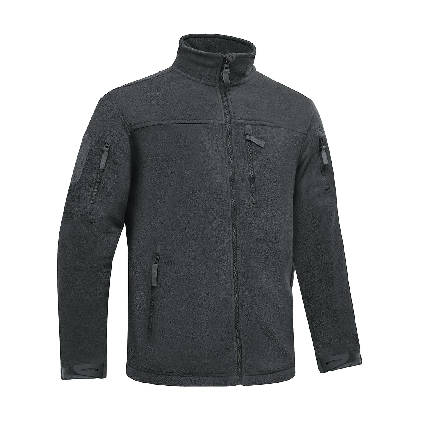TACVASEN Men’s Winter Fleece Jacket – Thermal Full-Zip Work & Outdoor Windbreaker with Pockets