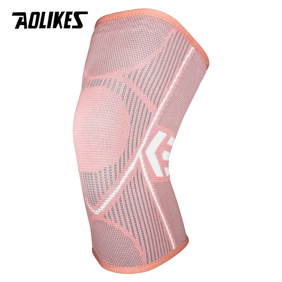 AOLIKES Knee Brace Support | 1PCS Nylon Compression Sleeve for Arthritis, Sports & Fitness – Running & Cycling Protector