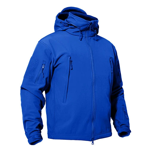 TACVASEN Men’s Winter Soft shell Jacket – Windproof Waterproof Fleece-Lined Outdoor Coat