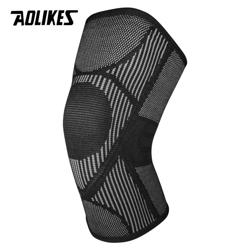 AOLIKES Knee Brace Support | 1PCS Nylon Compression Sleeve for Arthritis, Sports & Fitness – Running & Cycling Protector