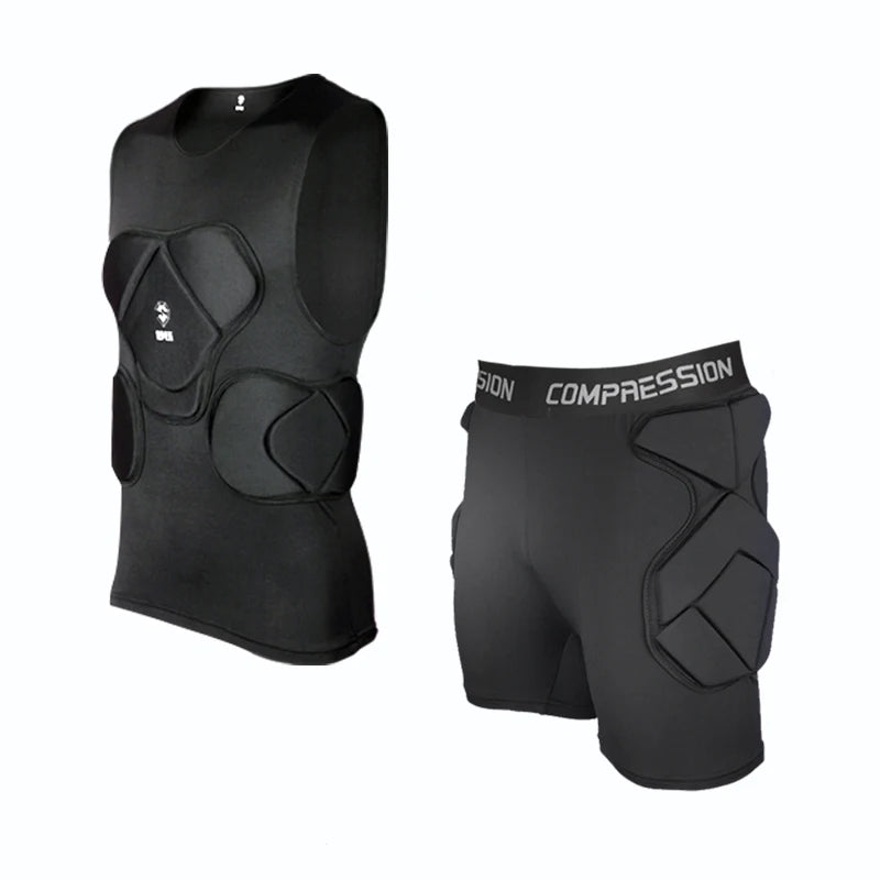 Professional Goalkeeper Uniform | Soccer Training Gear with EVA Thick Sponge Helmet – Protective Equipment