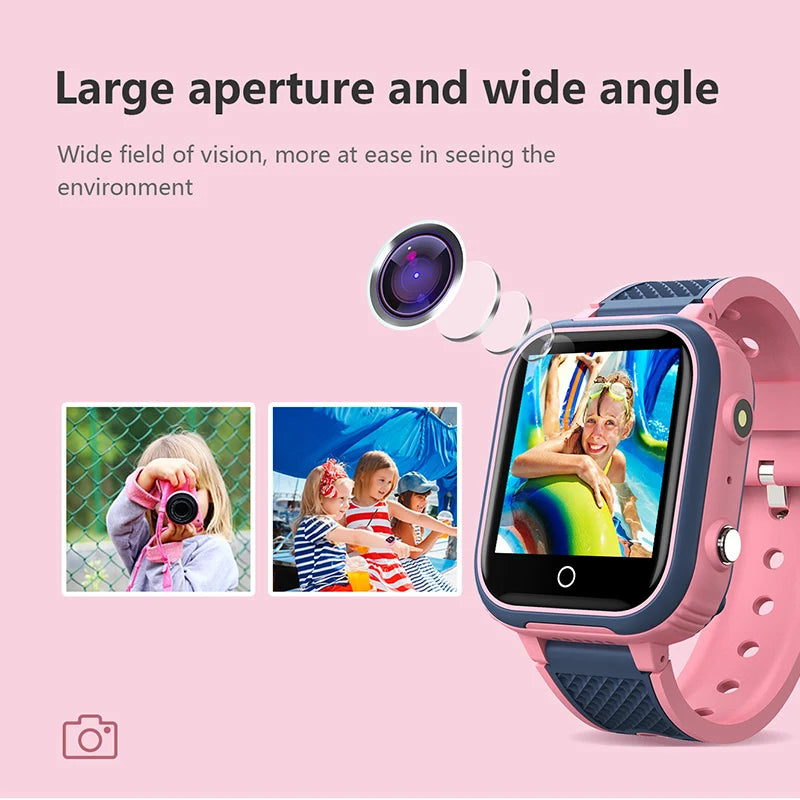 LT21 4G Kids Smart Watch – GPS, WiFi, Video Call, SOS, Camera, IP67 Waterproof Location Phone Watch
