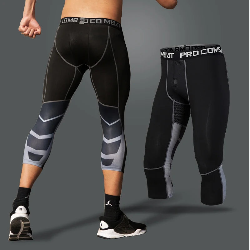 Men's Compression Pants | Running, Cycling & Gym Tights – Elastic Fitness Leggings