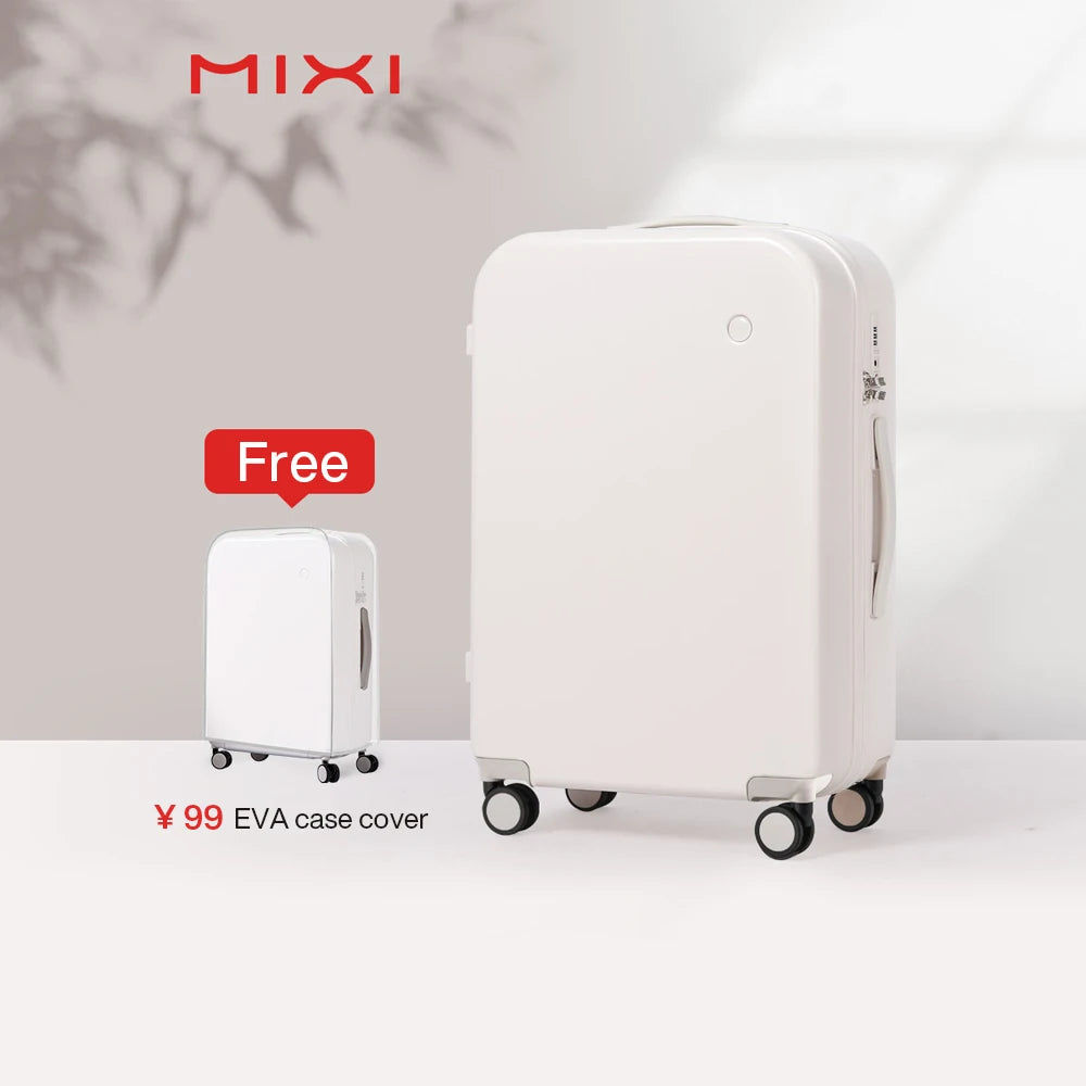 Mixi Puristic Design Travel Luggage | Hardside Rolling Suitcase Trolley for Men & Women | 16/20/22/24/26/28 Inch