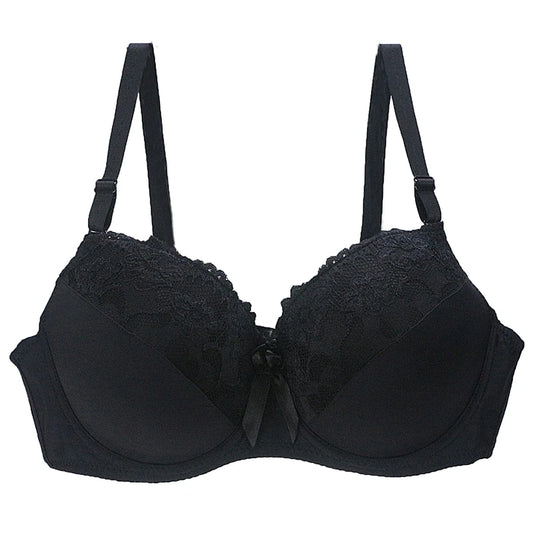 Sexy Lace Push Up Bra BCDE Cup Floral Underwire Women’s Underwear Lingerie Massage Brassiere