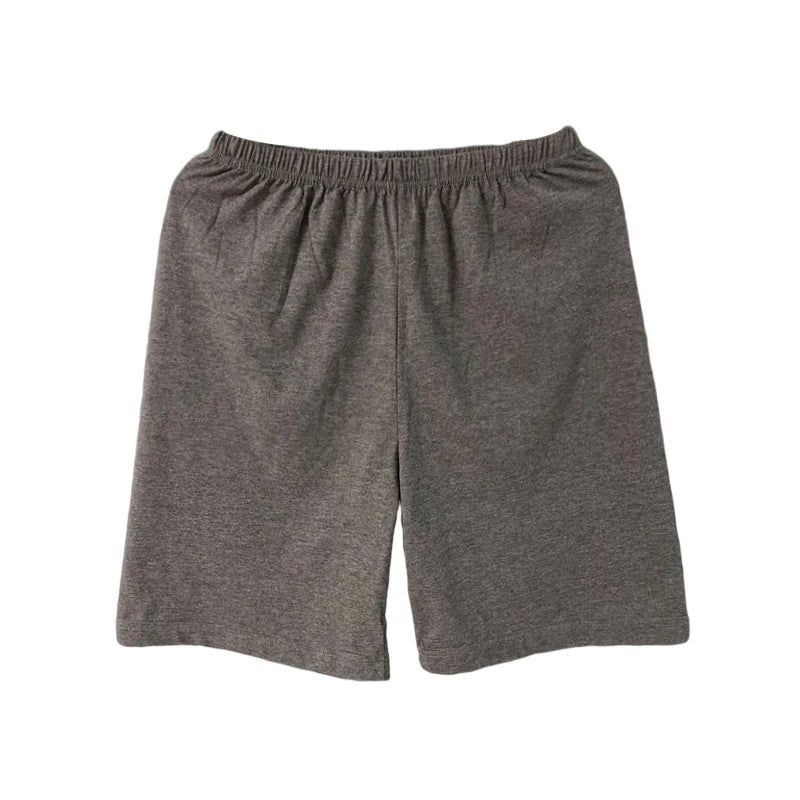 Men's Home Pajama Shorts | Cotton Sleepwear with Elastic Waist | Comfortable Breathable Solid Boxer Underpants