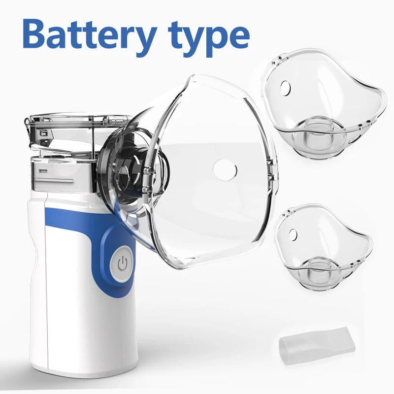 جهاز استنشاق البخار الطبي المحمول KIUZOU - جهاز استنشاق بخار صغير صامت للبالغين والأطفال، لتخفيف الربو ومشاكل الجهاز التنفسي