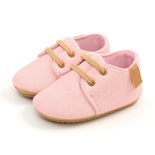 KIDSUN Baby Shoes – Leather Anti-Slip Sneakers for Newborns & Toddlers