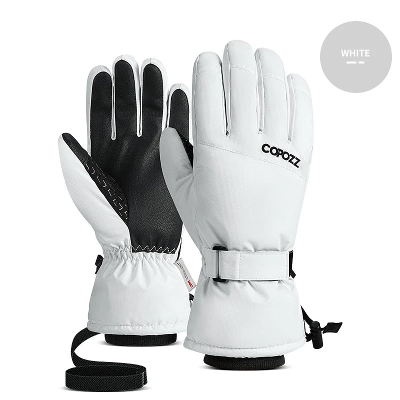 Copozz Adult Winter Ski Gloves – Waterproof 3M Thinsulate Thermal Gloves for Snowboarding, Motorcycle & Cycling, Men & Women