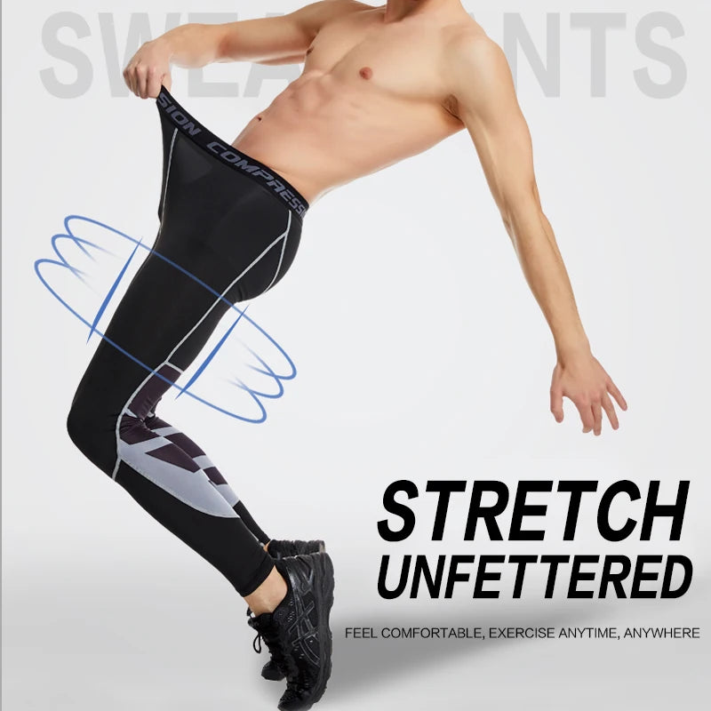 Men's Compression Pants | Running, Cycling & Gym Tights – Elastic Fitness Leggings