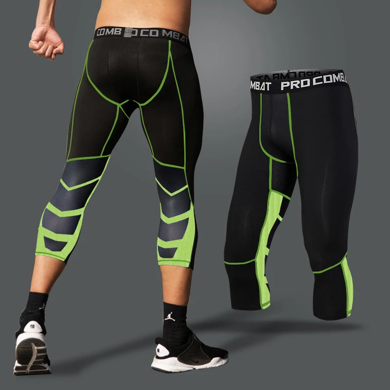 Men's Compression Pants | Running, Cycling & Gym Tights – Elastic Fitness Leggings