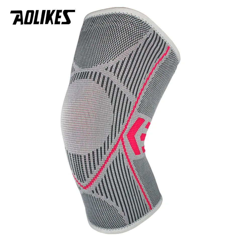 AOLIKES Knee Brace Support | 1PCS Nylon Compression Sleeve for Arthritis, Sports & Fitness – Running & Cycling Protector